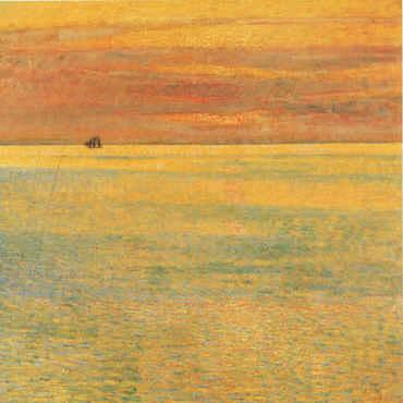 Childe Hassam Sunset at Sea china oil painting image